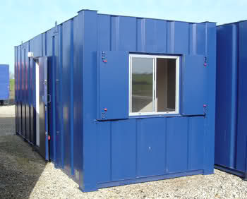 shipping container tool shed