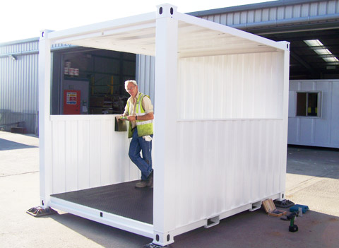 container smoking shelter